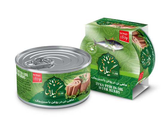 Gilani Canned Tuna in oil with Gilani vegetables