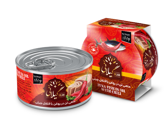 Gilani Canned Tuna in oil with chili pepper
