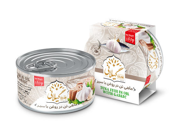 Gilani Canned Tuna in oil with Gilani garlic